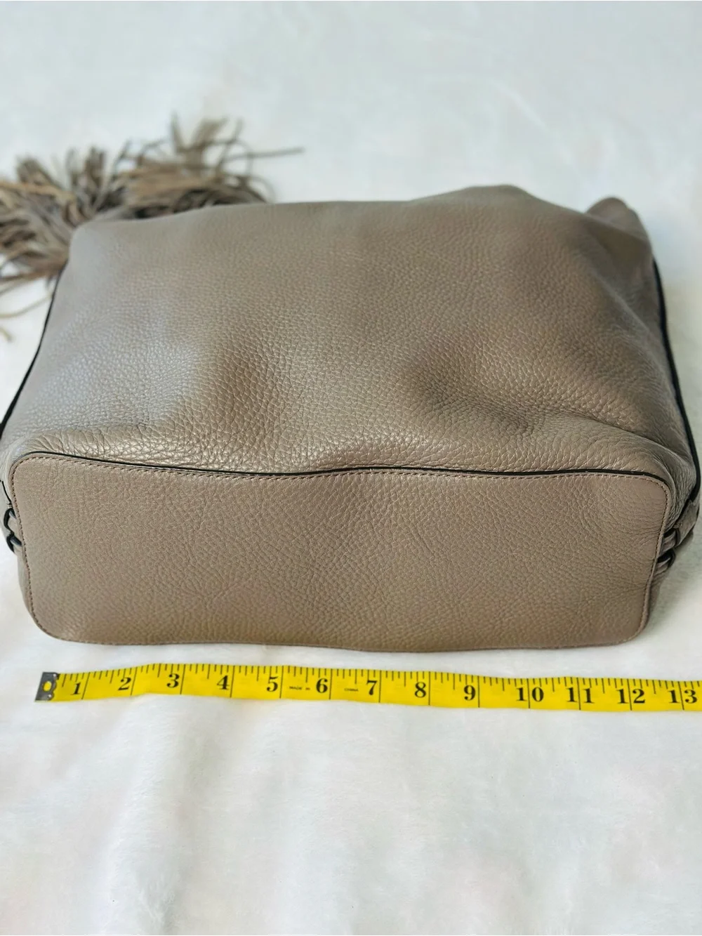 Rebecca Minkoff Isobel Hobo Slouchy Bag in Taupe Pebbled Color